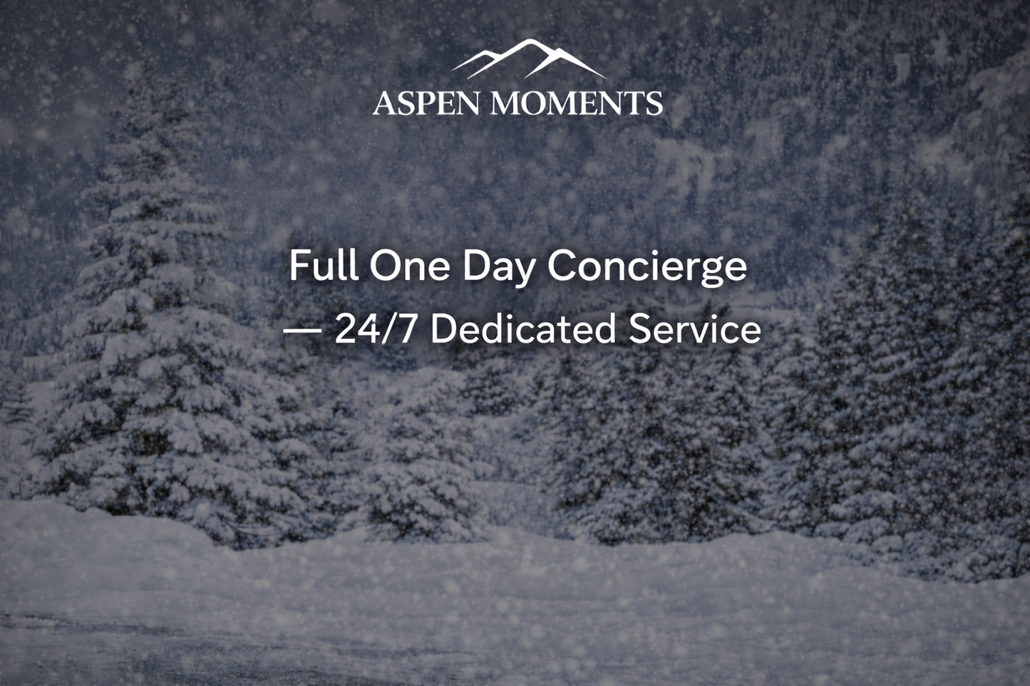 Full One Day Concierge – 24/7 Dedicated Service