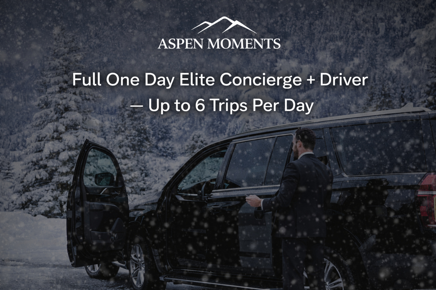 Full One Day Elite Concierge + Driver – Up to 6 Trips Per Day
